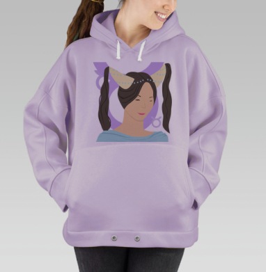 Телец, Hoodie Oversize Fiolet