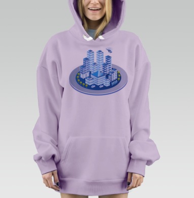 Удивить надолго, Hoodie Mjhigh Dig Mel, Fiolet, утепленная