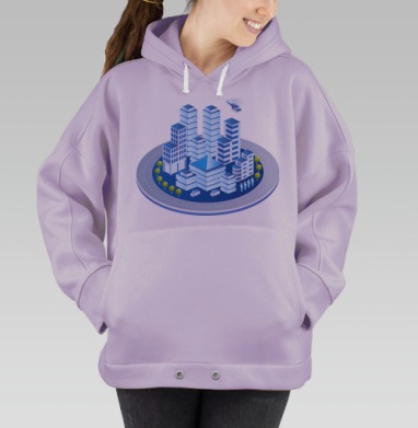 Удивить надолго, Hoodie Oversize Fiolet