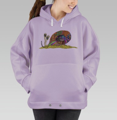 Ulitkus Psilobicinum / Улиткус Псилобицинум, Hoodie Oversize Fiolet