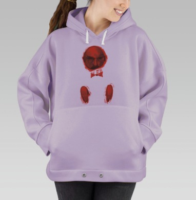 Усатый, Hoodie Oversize Fiolet