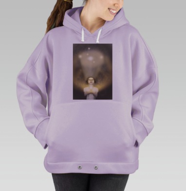 в приключениях по свету, Hoodie Oversize Fiolet