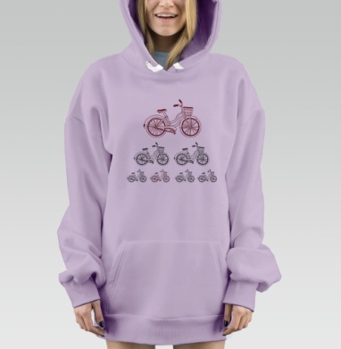 Велодвижение, Hoodie Mjhigh Dig Mel, Fiolet, утепленная