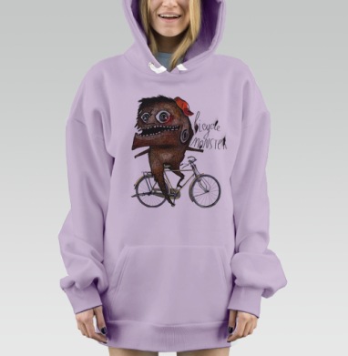 Веломонстр, Hoodie Mjhigh Dig Mel, Fiolet, утепленная