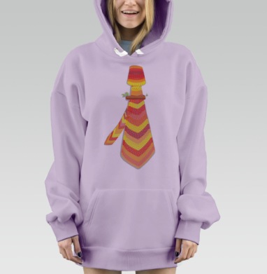 ВЕСЕННИЙ ГАЛСТУК, Hoodie Mjhigh Dig Mel, Fiolet, утепленная