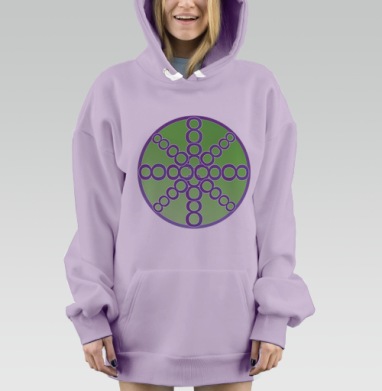 Восемь_цвет 2, Hoodie Mjhigh Dig Mel, Fiolet, утепленная