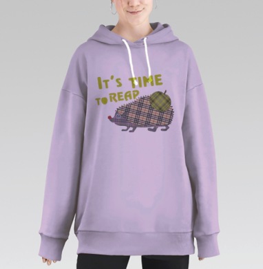 Время собирать урожай, Hoodie Long Oversize Fiolet