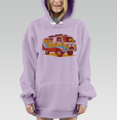 Хиппи Уазик, Hoodie Mjhigh Dig Mel, Fiolet, утепленная
