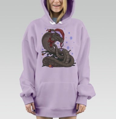 хитрый змий, Hoodie Mjhigh Dig Mel, Fiolet, утепленная