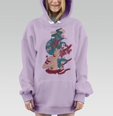 Я ощущаю, Hoodie Mjhigh Dig Mel, Fiolet, утепленная