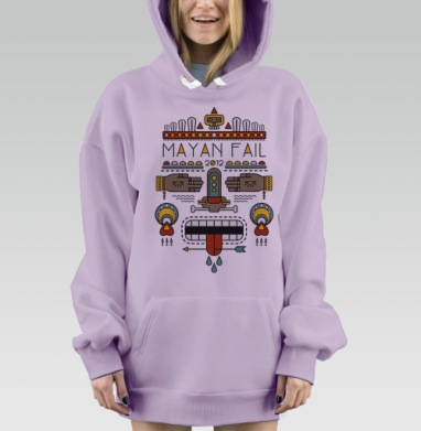 Яркие котики обнимают клубки пряжи на принте, Hoodie Mjhigh Dig Mel, Fiolet, утепленная