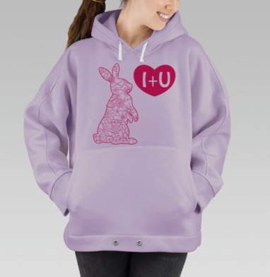 Зайка, Hoodie Oversize Fiolet