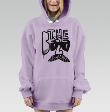 Зе База 1, Hoodie Mjhigh Dig Mel, Fiolet, утепленная