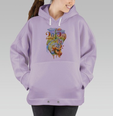 Зубр, Hoodie Oversize Fiolet