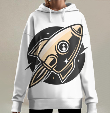 Арт  прпарпар, Hoodie Long Oversize 3D