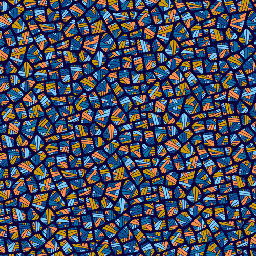 Абстрактный витражный узор с яркими красками - Магазин футболок image4stock - Дизайнерские принты