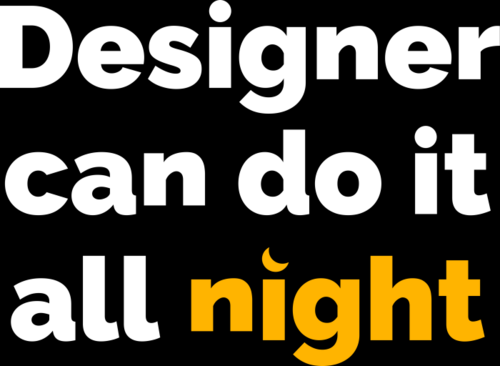 Футболка с принтом «Designer can do it all night» - Принты для парней, страница 12 