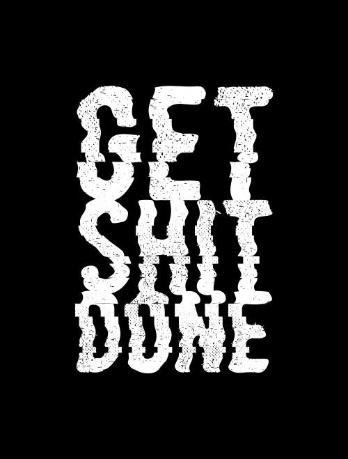 Футболка GET SHIT DONE в стиле гранж - Принты для парней, страница 9 