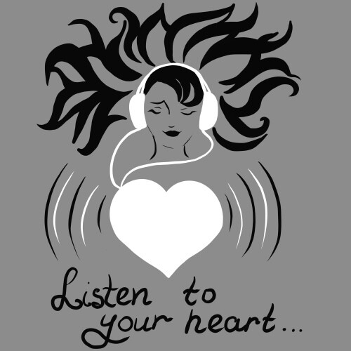 Music in your heart / Музыка в твоём сердце - Магазин футболок Liliya777 - Дизайнерские принты