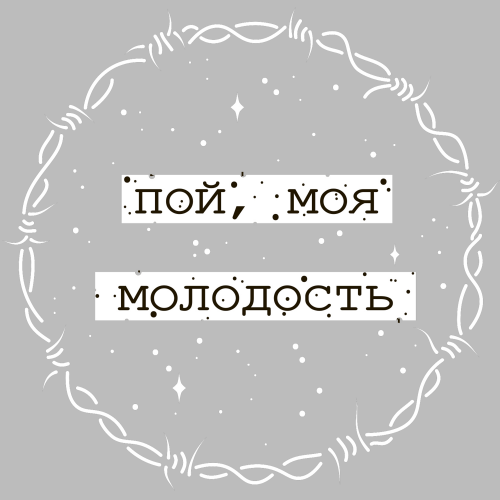 Пой моя молодость призыв к жизни и юности - Магазин футболок Bera - Дизайнерские принты