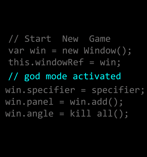 Активирован режим бога с технической строгостью god mode activated - Магазин футболок dacascas - Дизайнерские принты