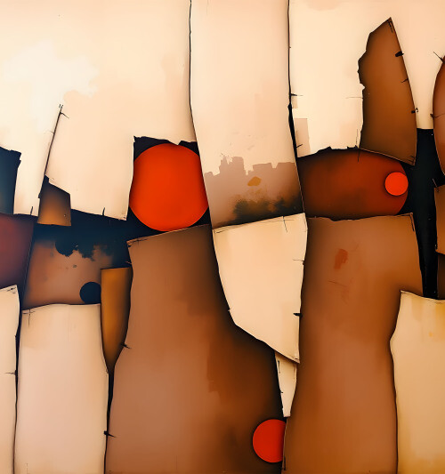 Urban Abstract Collage / Городской коллаж в стиле абстракции - Магазин футболок RazzhivinaKs - Дизайнерские принты