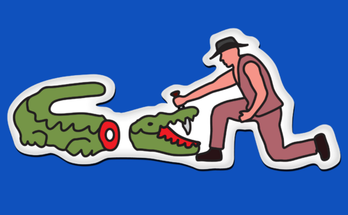 Охотник с ножом против крокодила – Hunter with Knife Against Crocodile - Принты для парней, страница 23 