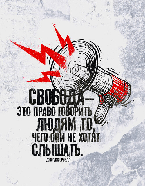 Свобода — это право говорить людям то, чего они не хотят слышать - Принты для парней, страница 20 