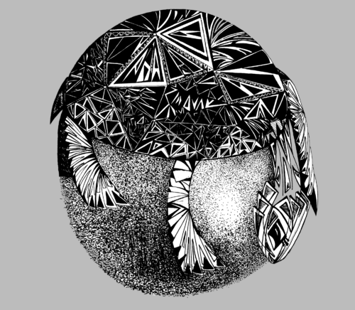 Стилизация черепахи под Lineart - Принты для парней, страница 19 