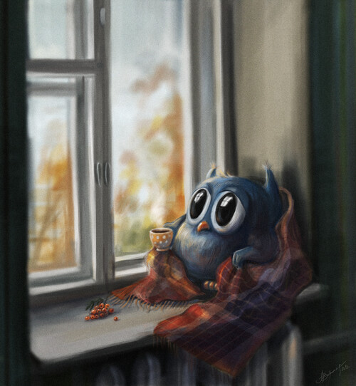 Vanilla Owl - Магазин футболок gossu - Дизайнерские принты
